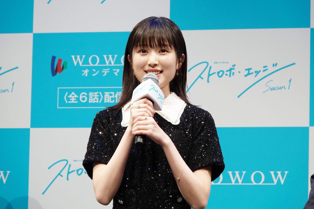 福本莉子　WOWOW連続ドラマＷ-３０「ストロボ・エッジ Season１」プレミア上映会に登壇！