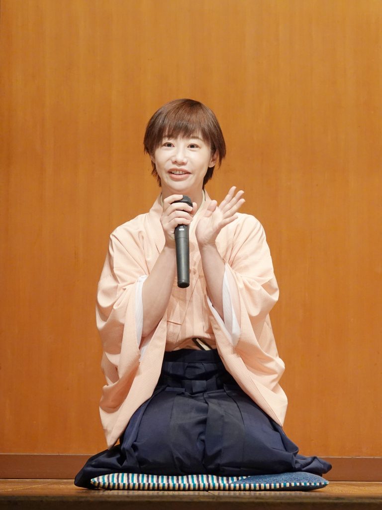蝶花楼桃花　「早朝寄席復活記者会見」に登壇！