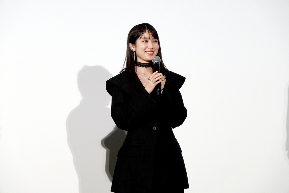 福本莉子　映画『時給三〇〇円の死神』公開御礼舞台挨拶に登壇！
